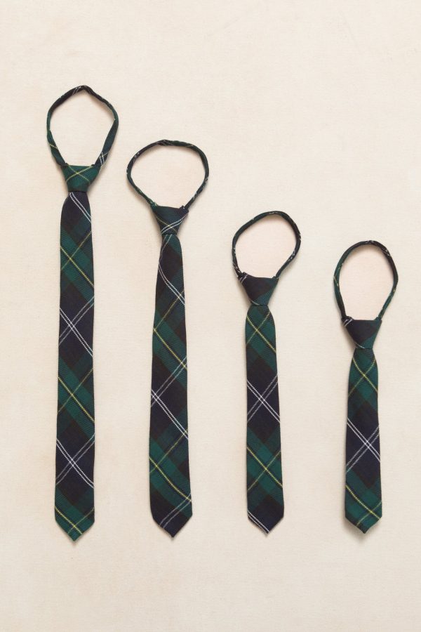 Ties in Connie Navy Plaid - FINAL SALE Online Sale - Image 2