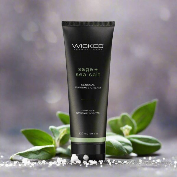 Wicked Sensual Sage & Sea Salt Massage Cream Discount