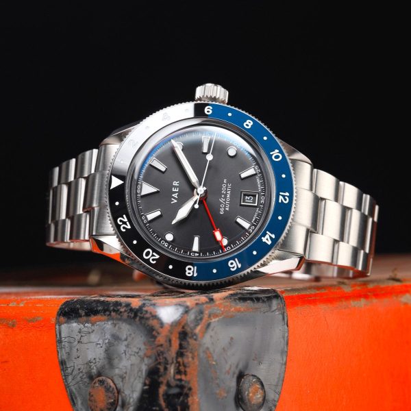 G5 Meridian Navy Black - 39mm USA GMT on Sale - Image 3